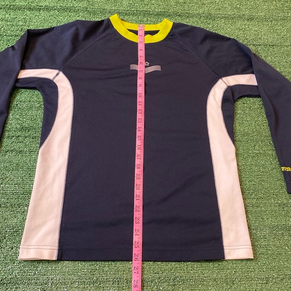 Starter Multicolor Long Sleeve Street wear Shirt Navy Blue, White, Green Large - Picture 7 of 9